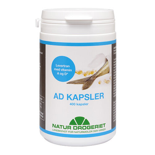 Natur Drogeriet Natur-Drogeriet Ad Kapsler Levertran M. A Og D-vitamin - 400 Kapsler