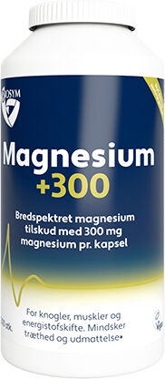 Biosym Magnesium +300 - 300 Kapsler