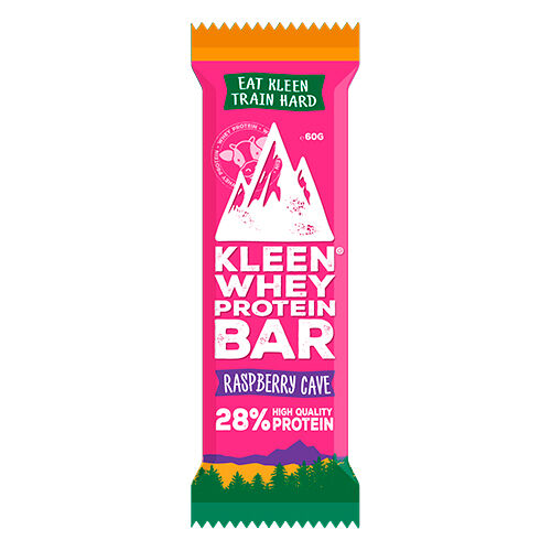 Kleen Whey Proteinbar Raspberry Cave - 60 g