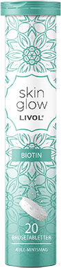 Livol Brusetablet Skin Glow M. Æble Og Mint - 1 stk