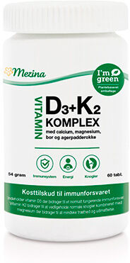 Mezina D3+k2 Komplex - 60 Tabletter