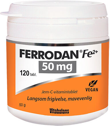 Vitabalans Ferrodan Fe2 + 50 Mg - 120 Tabletter