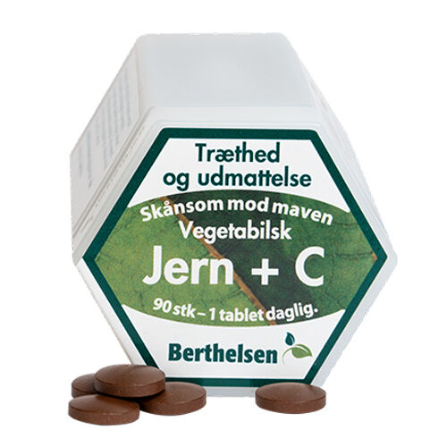 Berthelsen Jern + C-Vitamin - 90 Tabletter