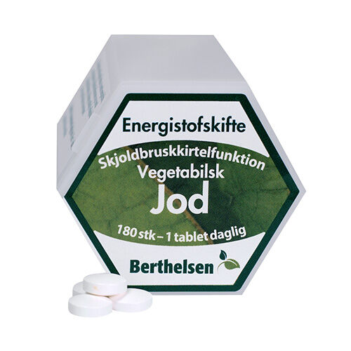 Berthelsen Jod - 225 mcg - 180 Tabletter