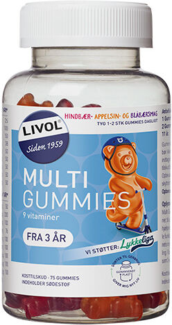 Livol Vitamin Gummies, Frukt - 75 stk