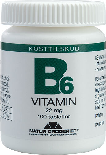 Natur Drogeriet Natur-Drogeriet B6-vitamin 22 mg - 100 Tabletter