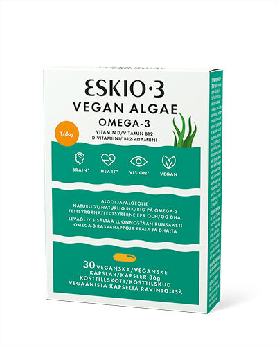 Eskio-3 Vegan Algae - 30 Kapsler