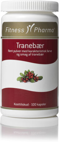 Fitness Pharma Tranebærkapsler - 100 Kapsler