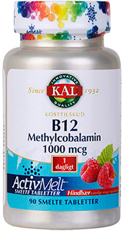 Kal B12 Methylcobalamin - 90 Tabletter