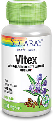 Solaray Vitex Agnus Castus - 400 mg - 100 Kapsler