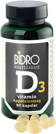 Bidro Vitamin D - 90 Kapsler