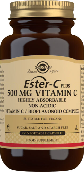 Solgar Ester C Plus - 500 mg - 250 Kapsler