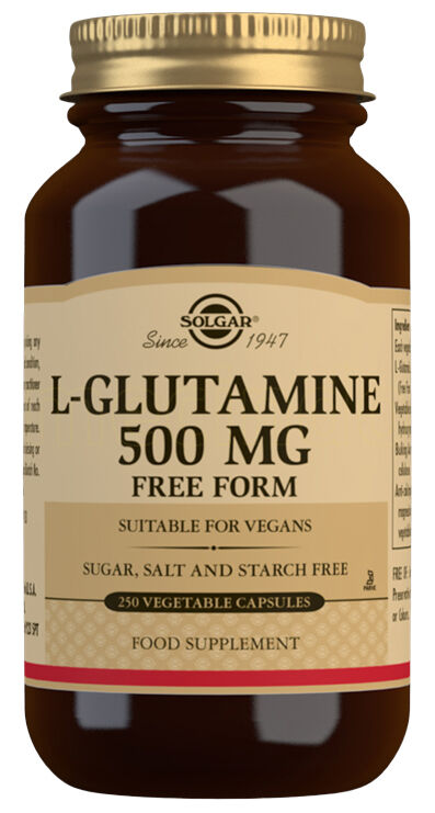 Solgar L-Glutamin - 500 mg - 50 Kapsler
