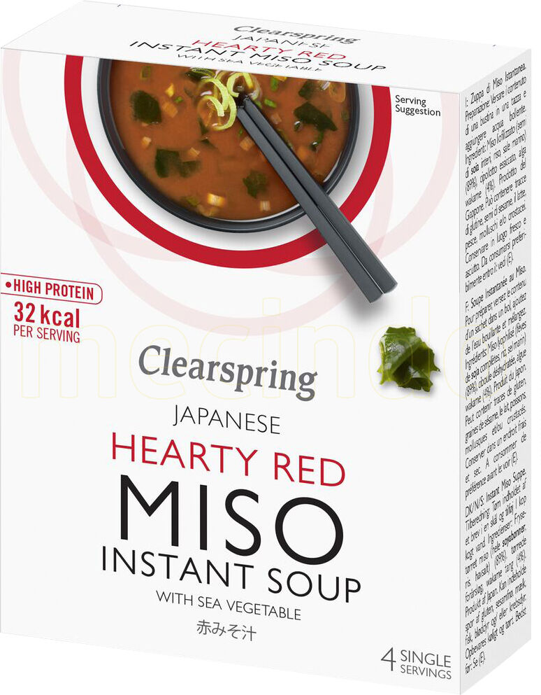 Clearspring Miso Soup Hearty Red - 40 Gram