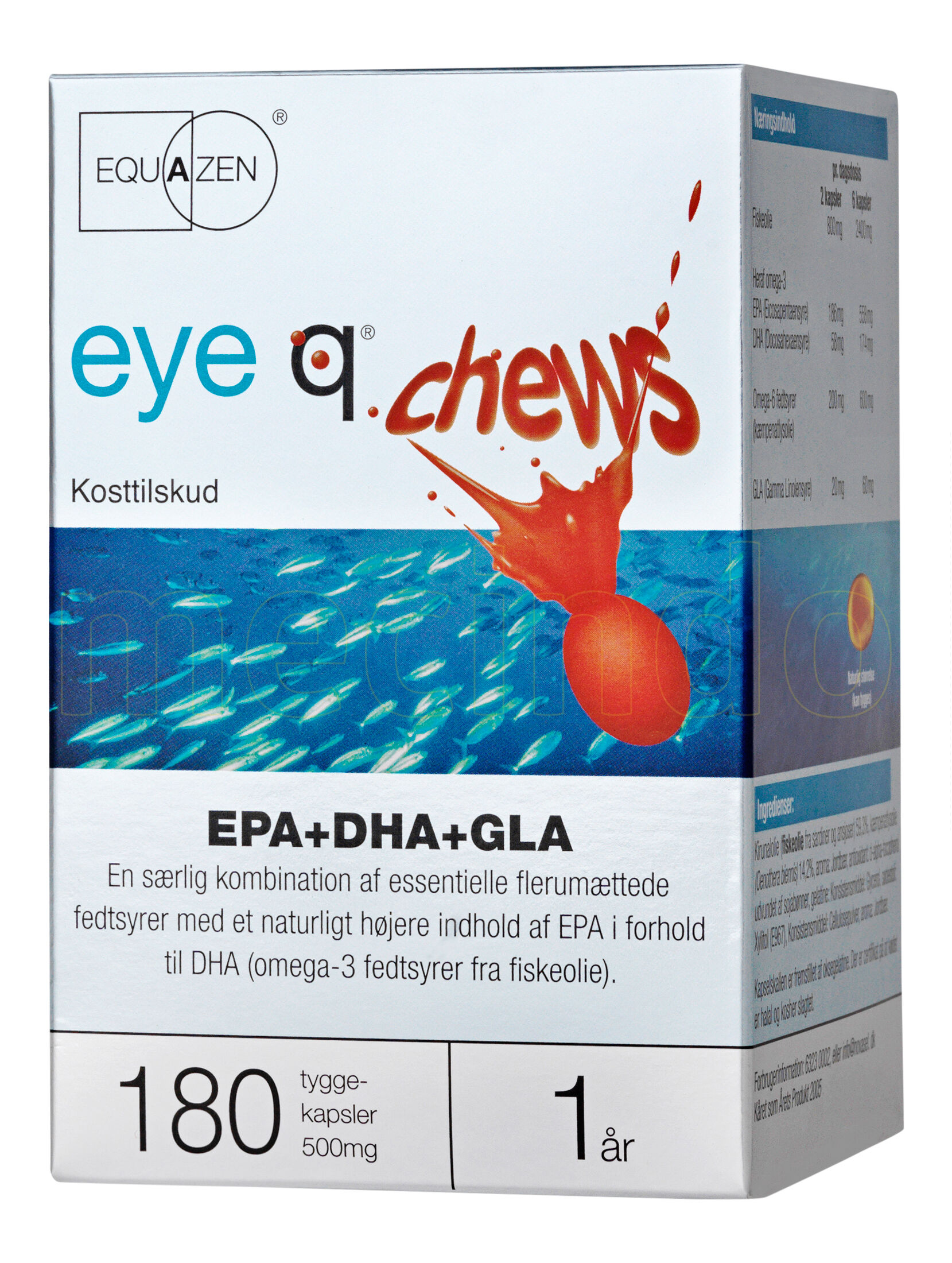 Eye Q Chews - 800/200 mg - 180 Kapsler