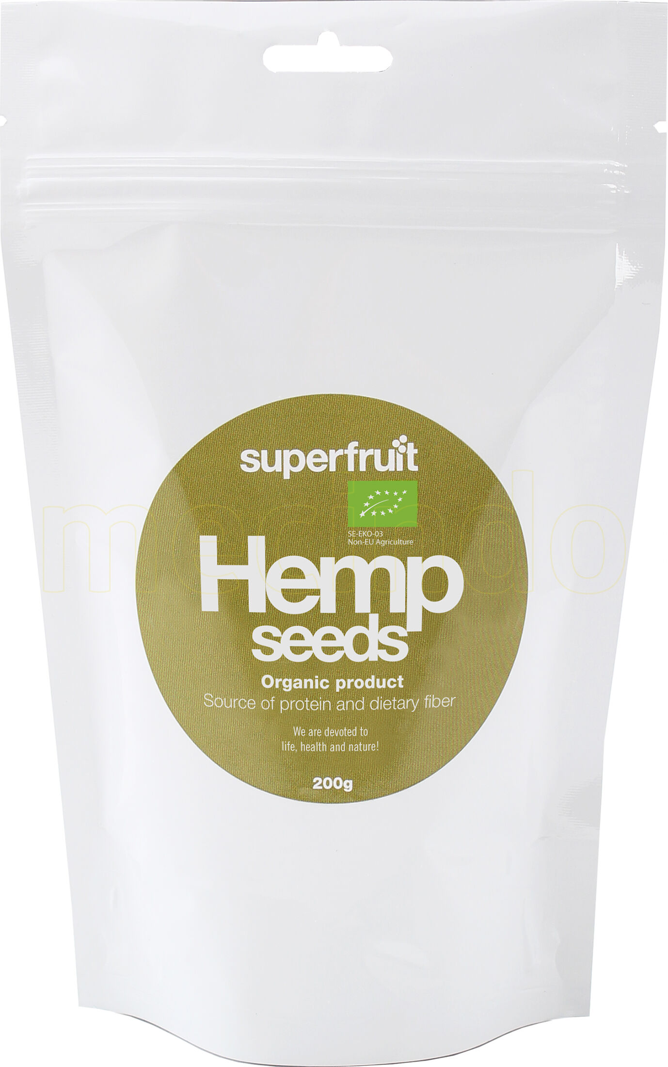 Superfruit Avskallede Hampefrø Ø - 200 Gram