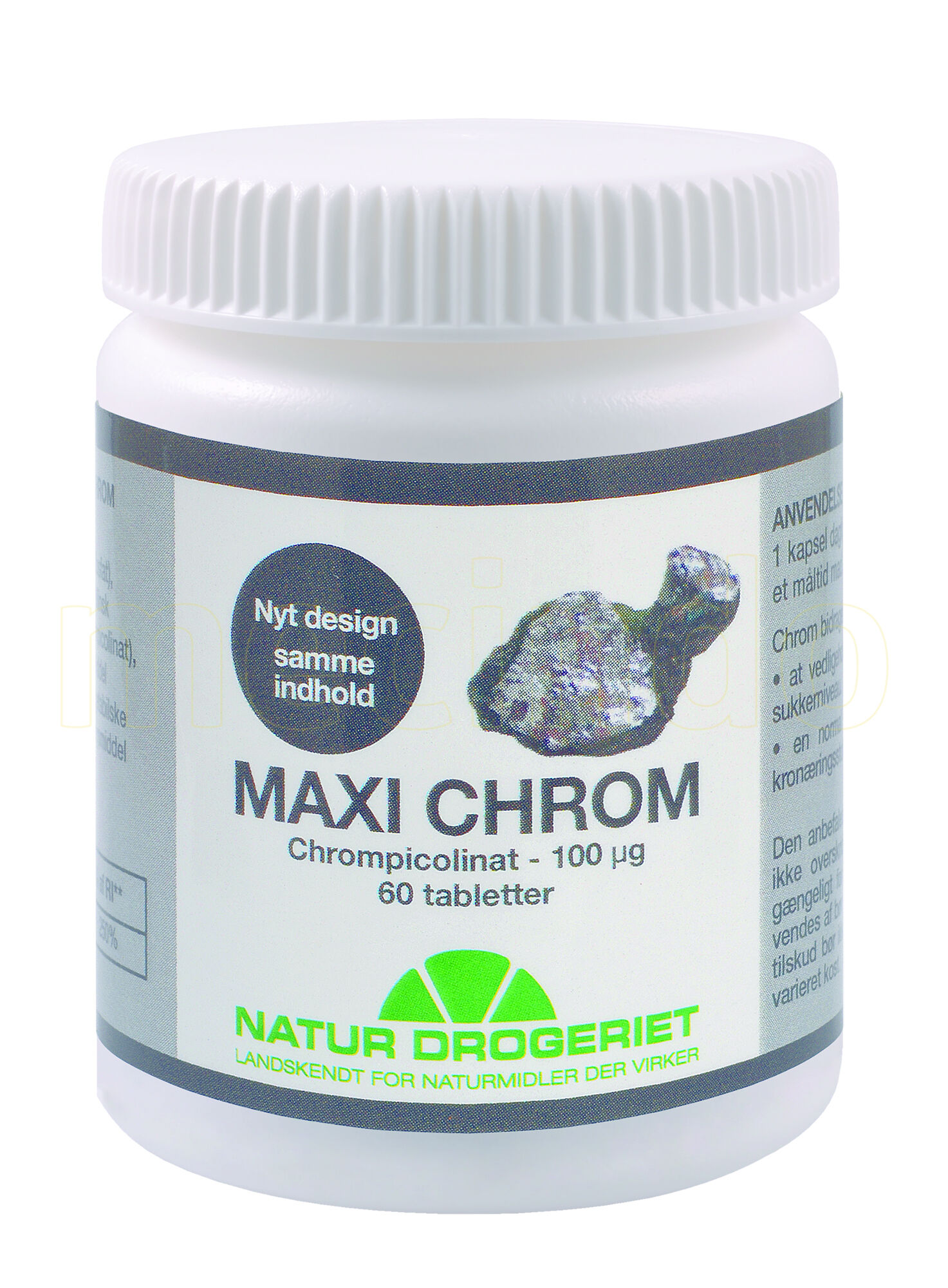 Natur Drogeriet Natur-Drogeriet Maxi Chrom 100 Ug - 60 Tabletter