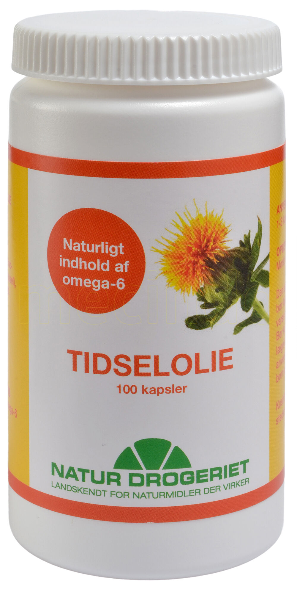 Natur Drogeriet Natur-Drogeriet Tistelolje Kapsler 500 Mg - 100 Kapsler