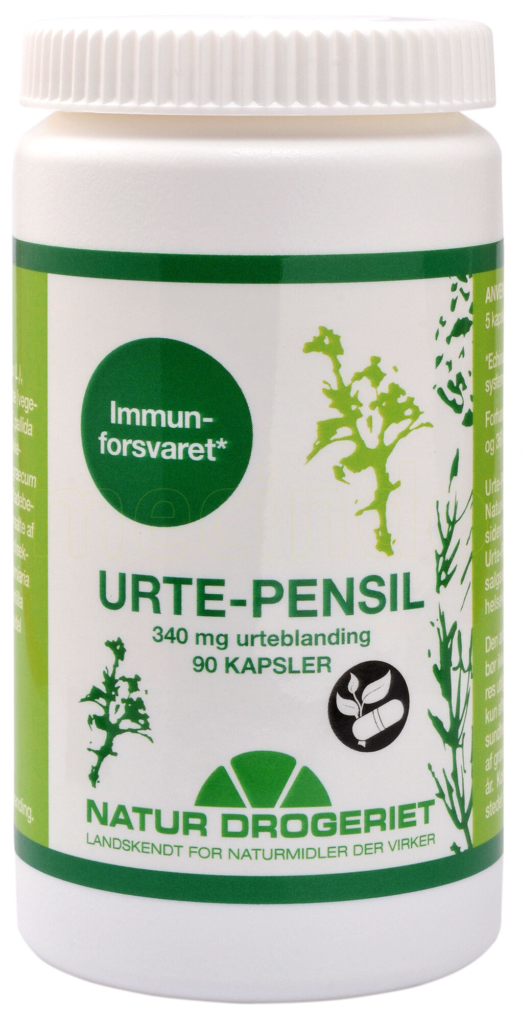Natur Drogeriet Natur-Drogeriet Urte-pensil - 90 Kapsler