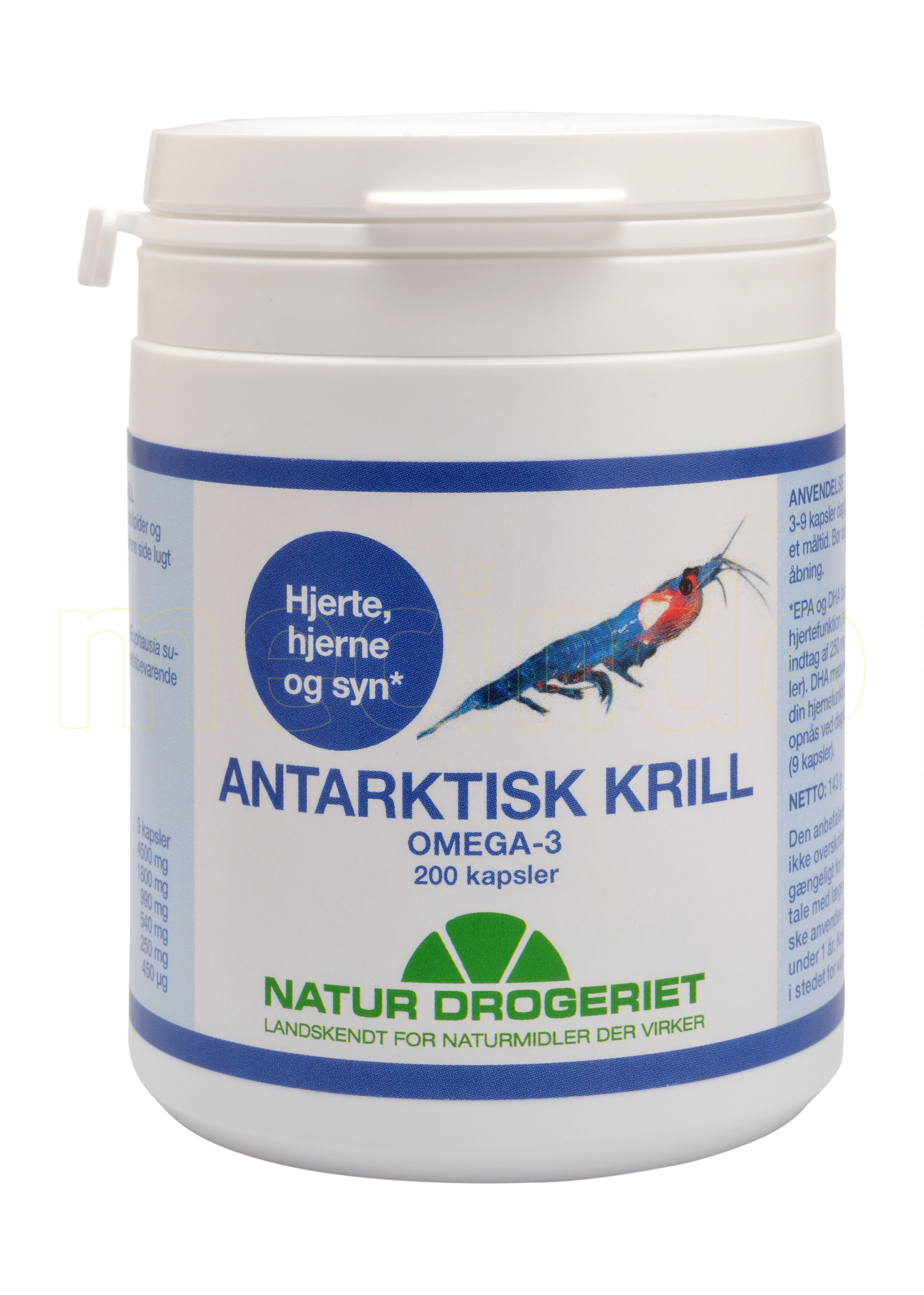 Natur Drogeriet Natur-Drogeriet Krill Omega-3 Olie 500 Mg - 200 Kapsler