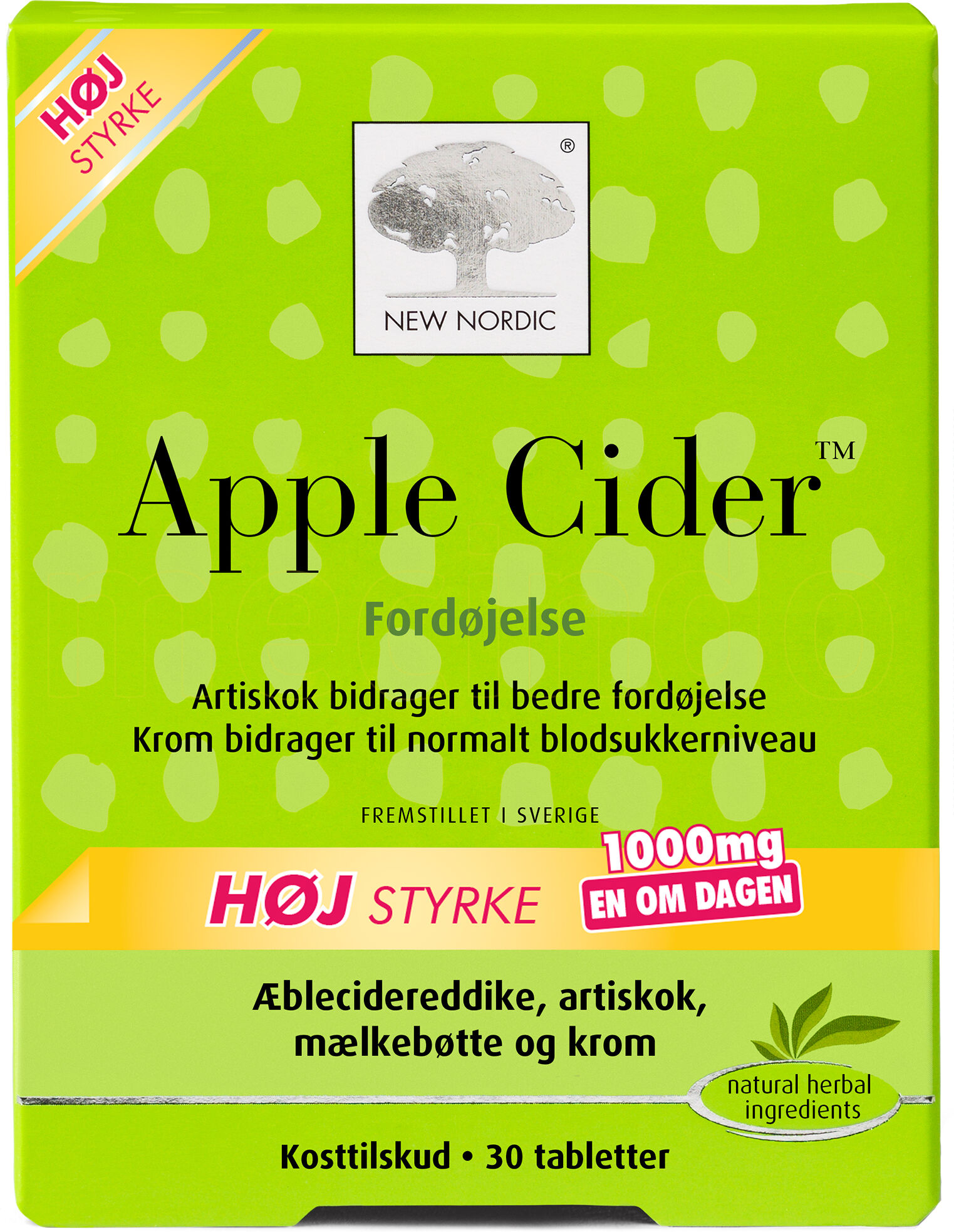 New Nordic Apple Cider - 30 Tablett