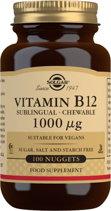 Solgar Vitamin B12 - 1000 ug - 100 Tabletter