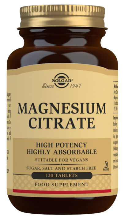 Solgar Magnesium Citrat 200mg - 120 Tabletter