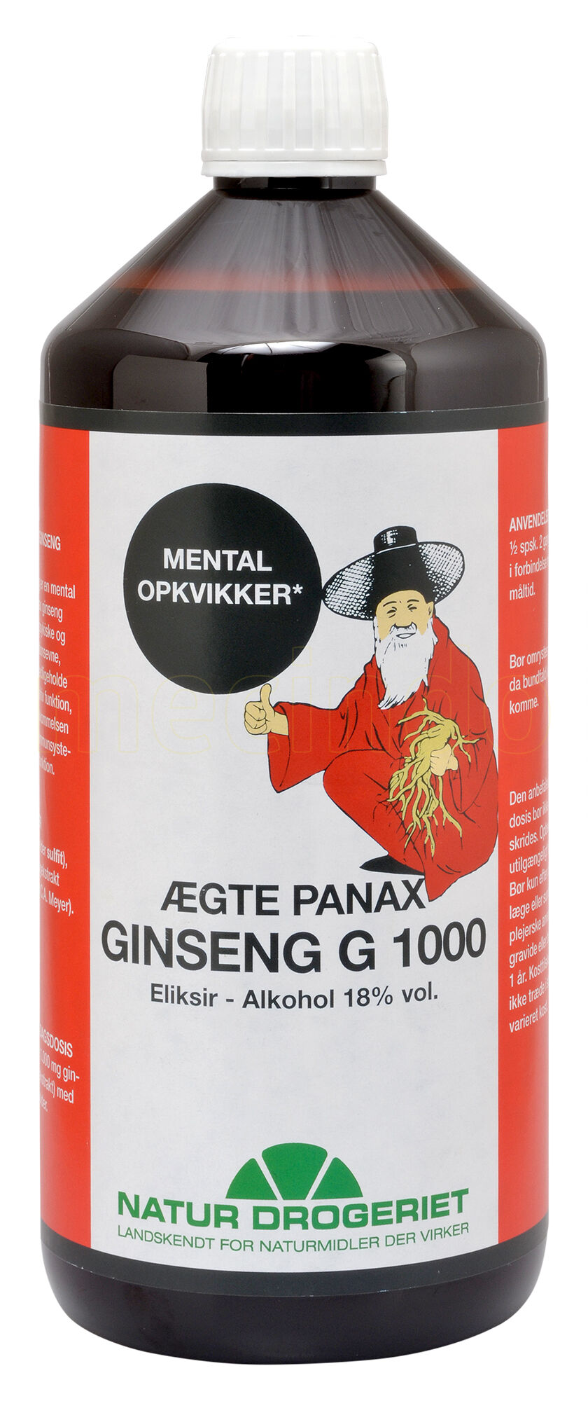 Natur Drogeriet Natur-Drogeriet Ginseng G1000 Eliksir Demofl. Panax - 1 Liter