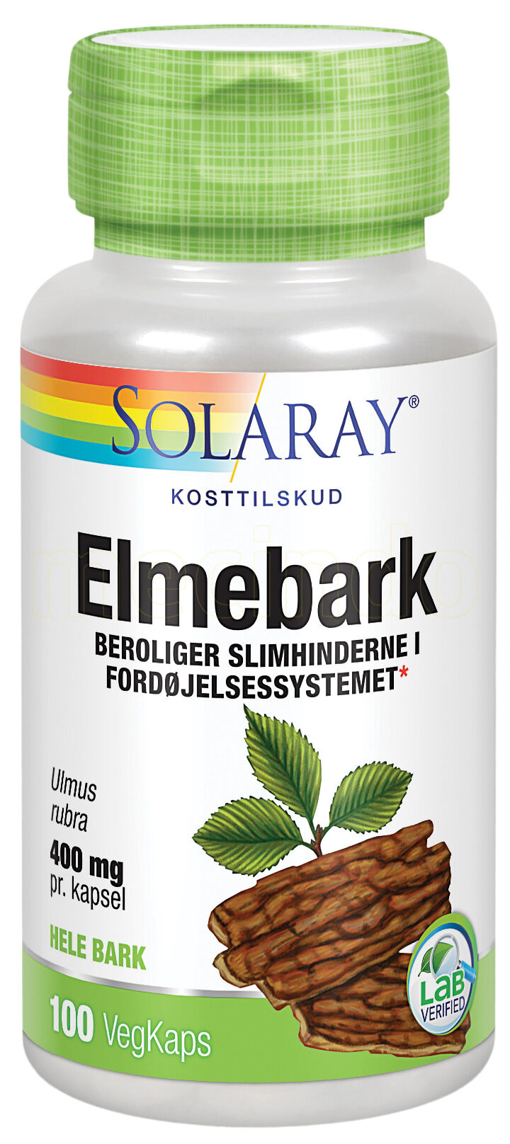 Solaray Almebark - 400 mg - 100 Kapsler