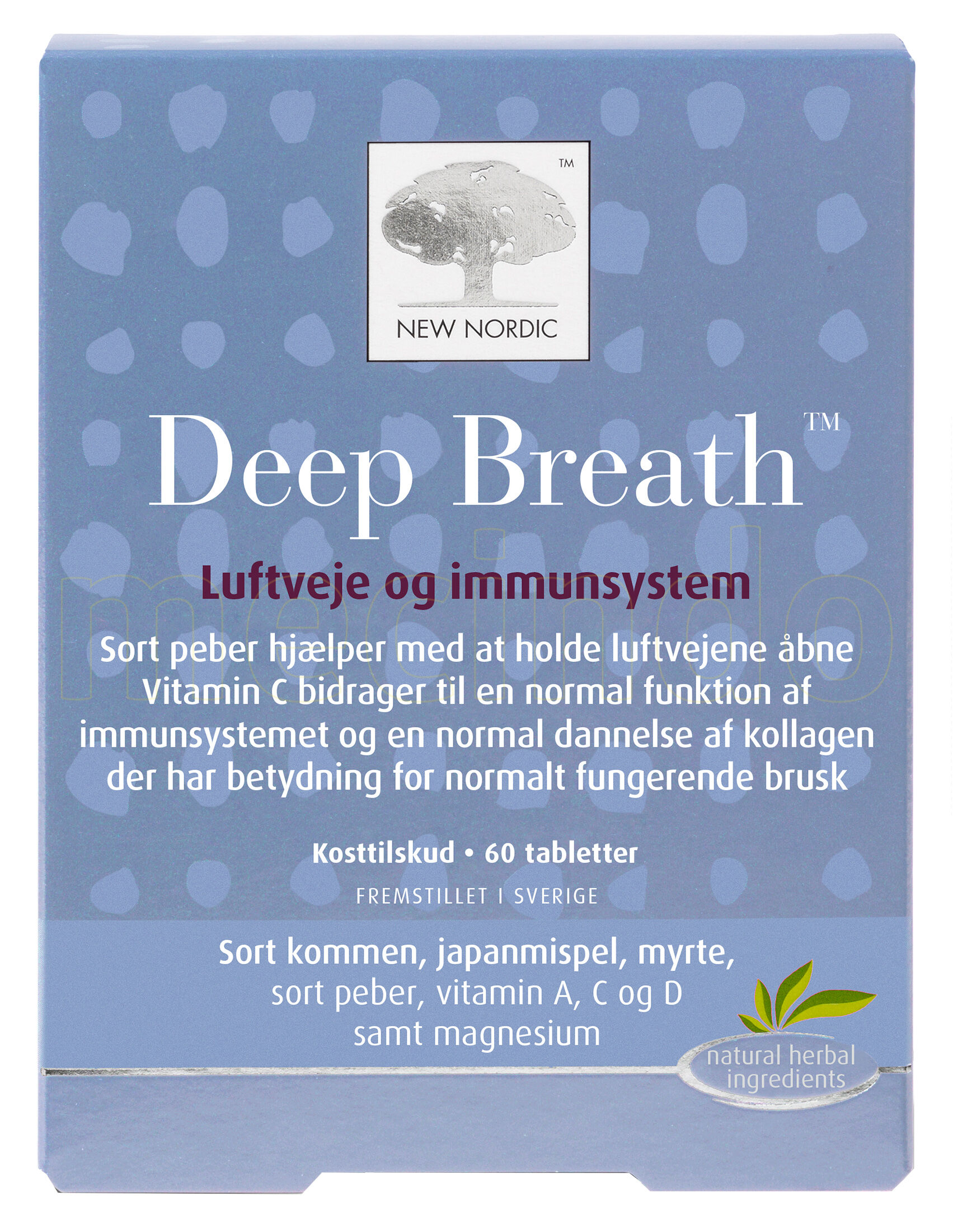 New Nordic Deep Breath - 60 Tabletter