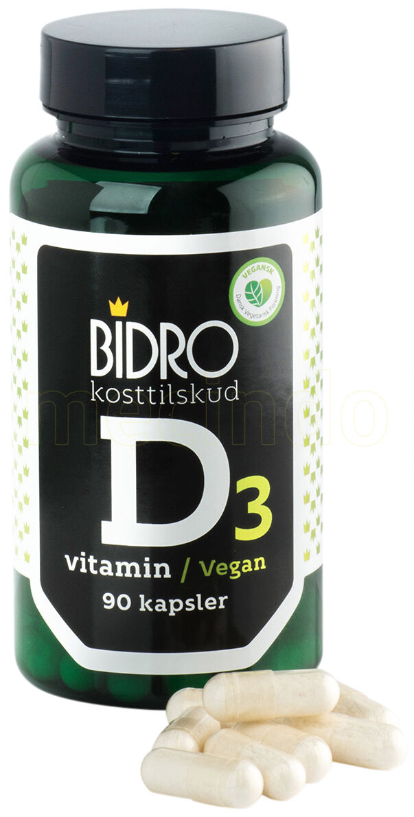 Bidro D3-Vitamin Vegan - 90 Kapsler