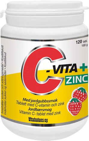 Vitabalans C-Vita + Zinc - 500/15 mg - 120 Tabletter