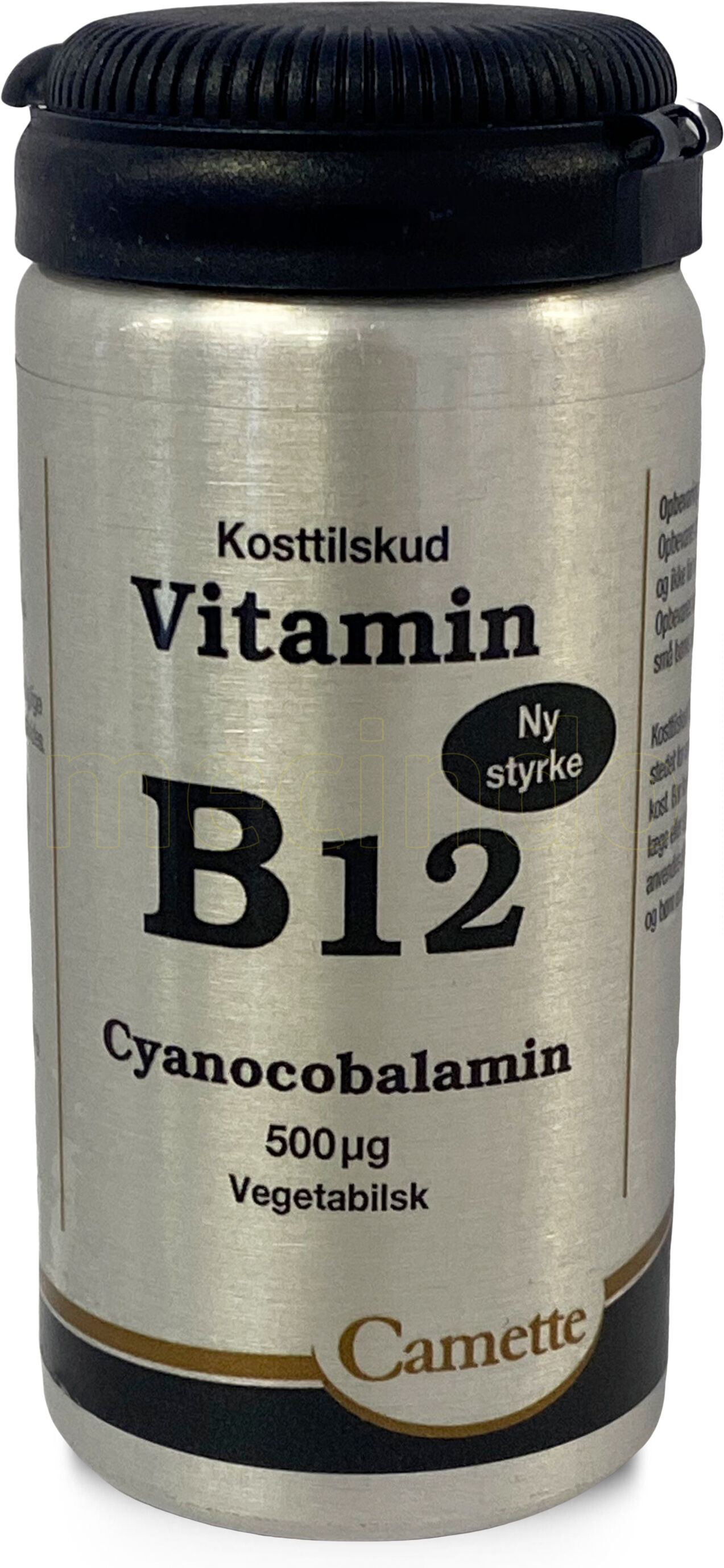 Camette B12 Vitamin 500 Mcg Cyanocobalamin - 90 Tablett