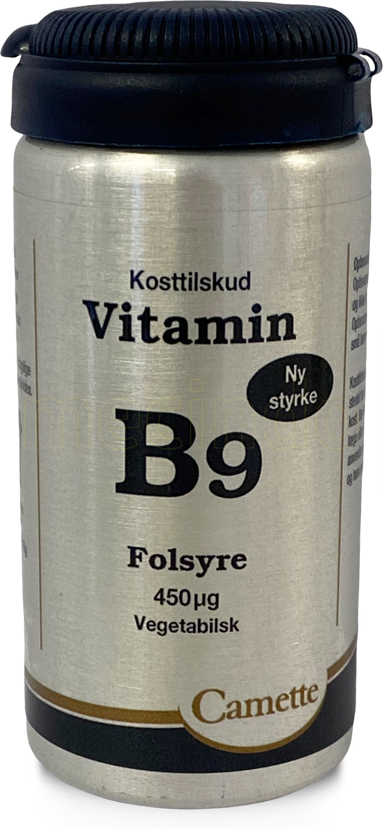 Camette B9 Vitamin Folsyre 450mcg - 90 Tablett