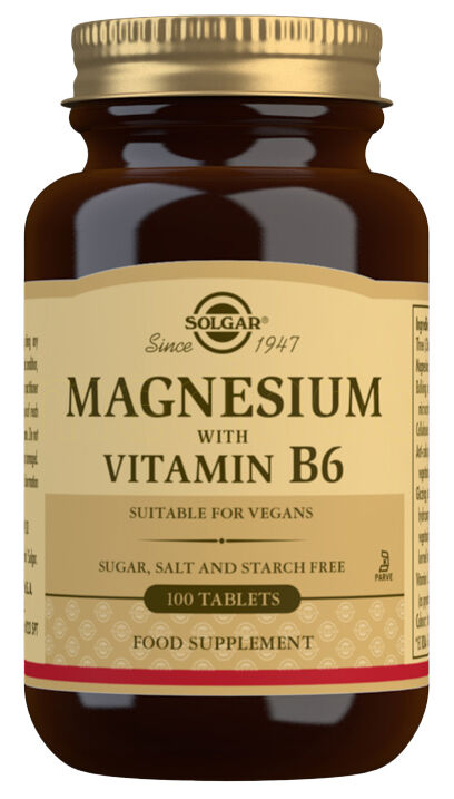 Solgar Magnesium+b6 - 100 Tablett