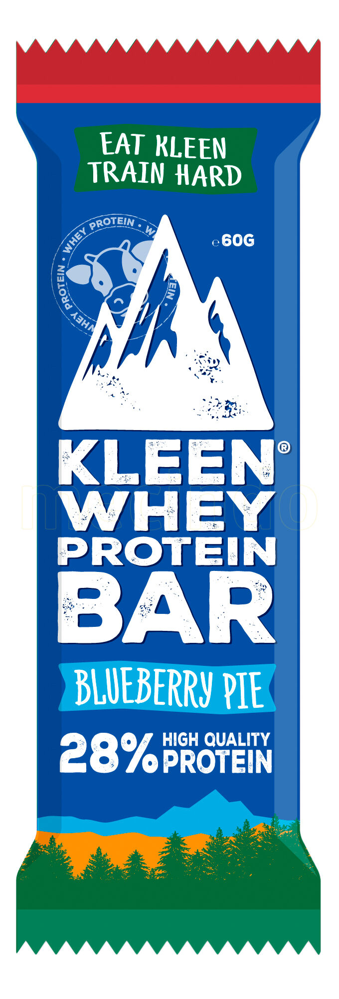 Kleen Whey Proteinbar Blueberry Pie - 60 g