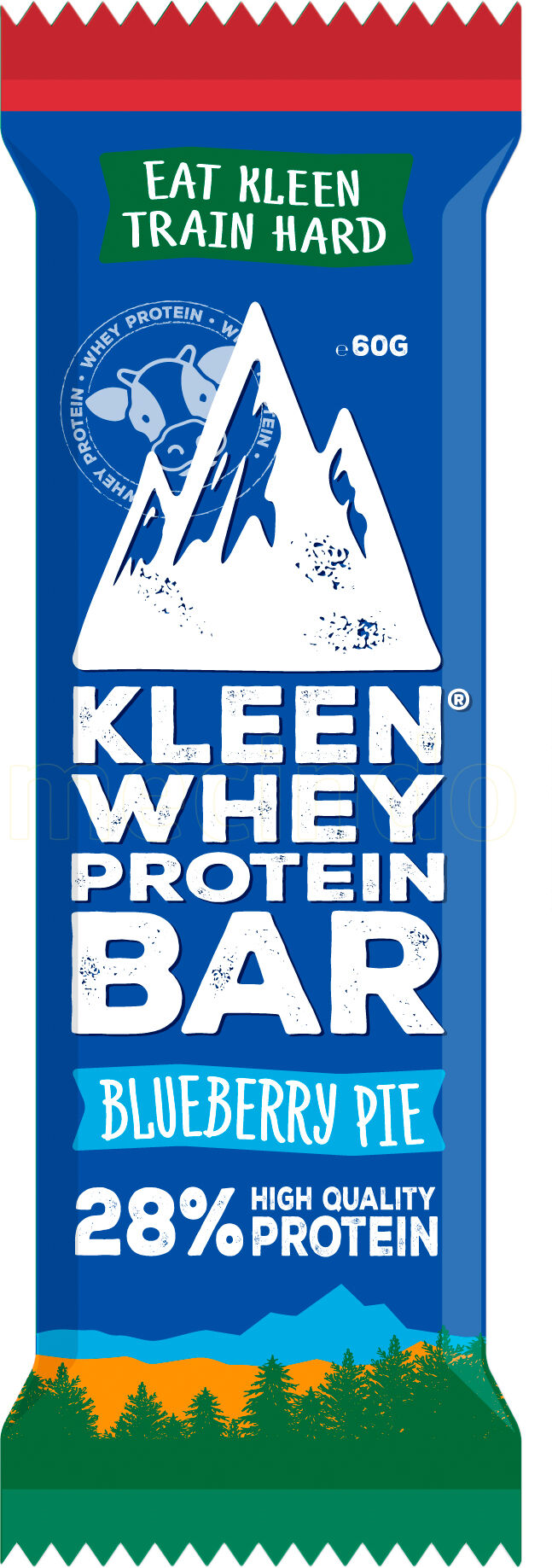 Kleen Whey Proteinbar Blueberry Pie - 60 g