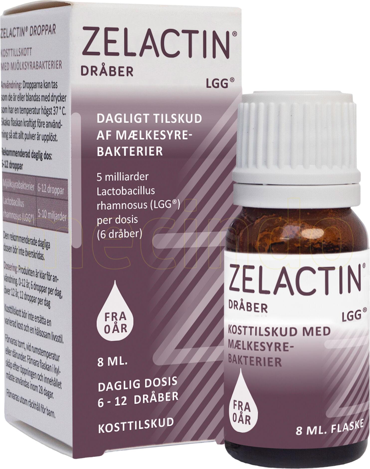 Diverse Sanpharm Zelactin Dråper - 8 ml