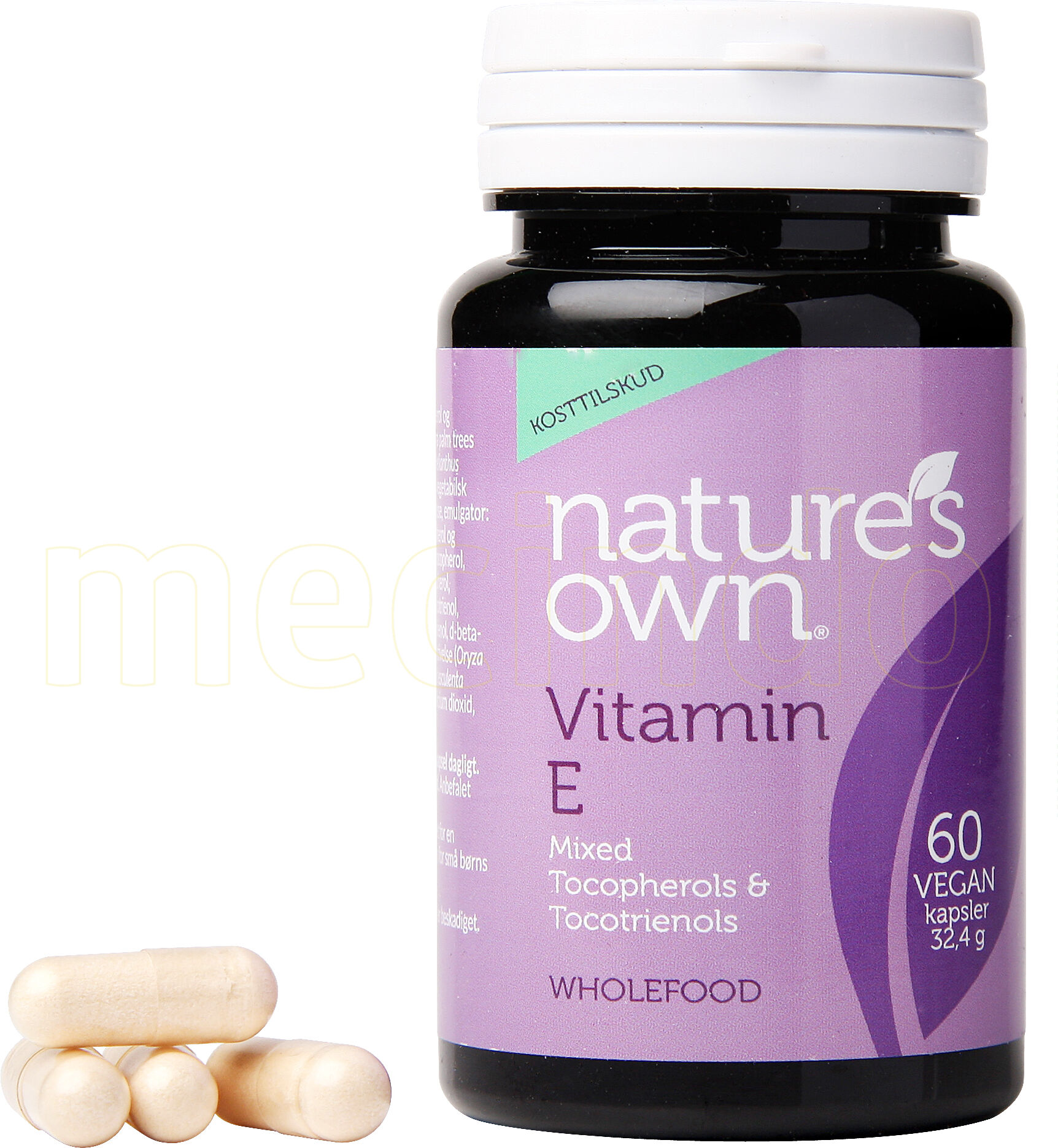 Natures Own Vitamin E - 60 Kapsler