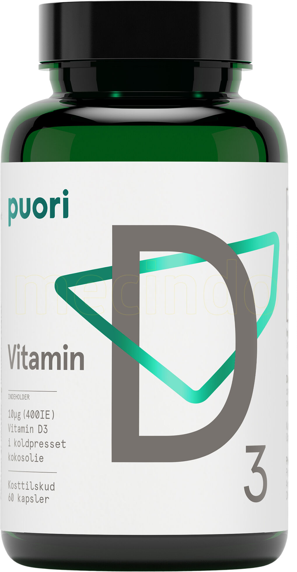 Puori D3 Dvitamin - 60 Kapsler