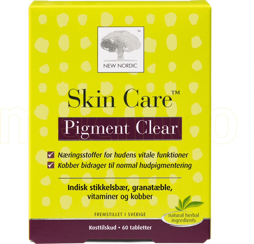 New Nordic Skin Care Pigment Clear - 60 Tabletter