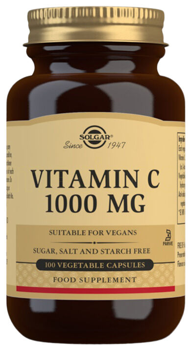 Solgar Vitamin C 1000mg - 100 Kapsler