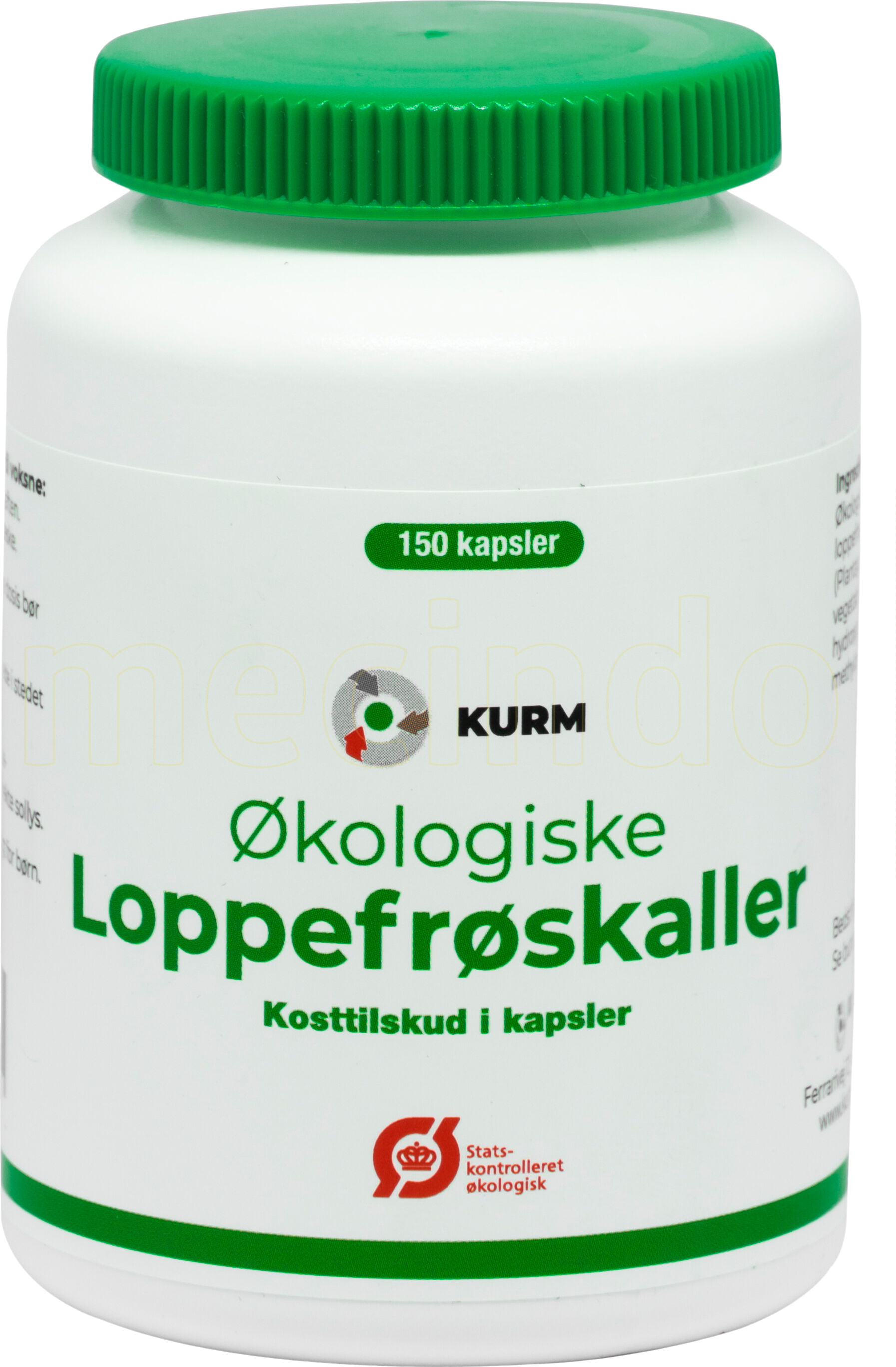 Kurm Ø Loppefrøskaller - 150 Kapsler