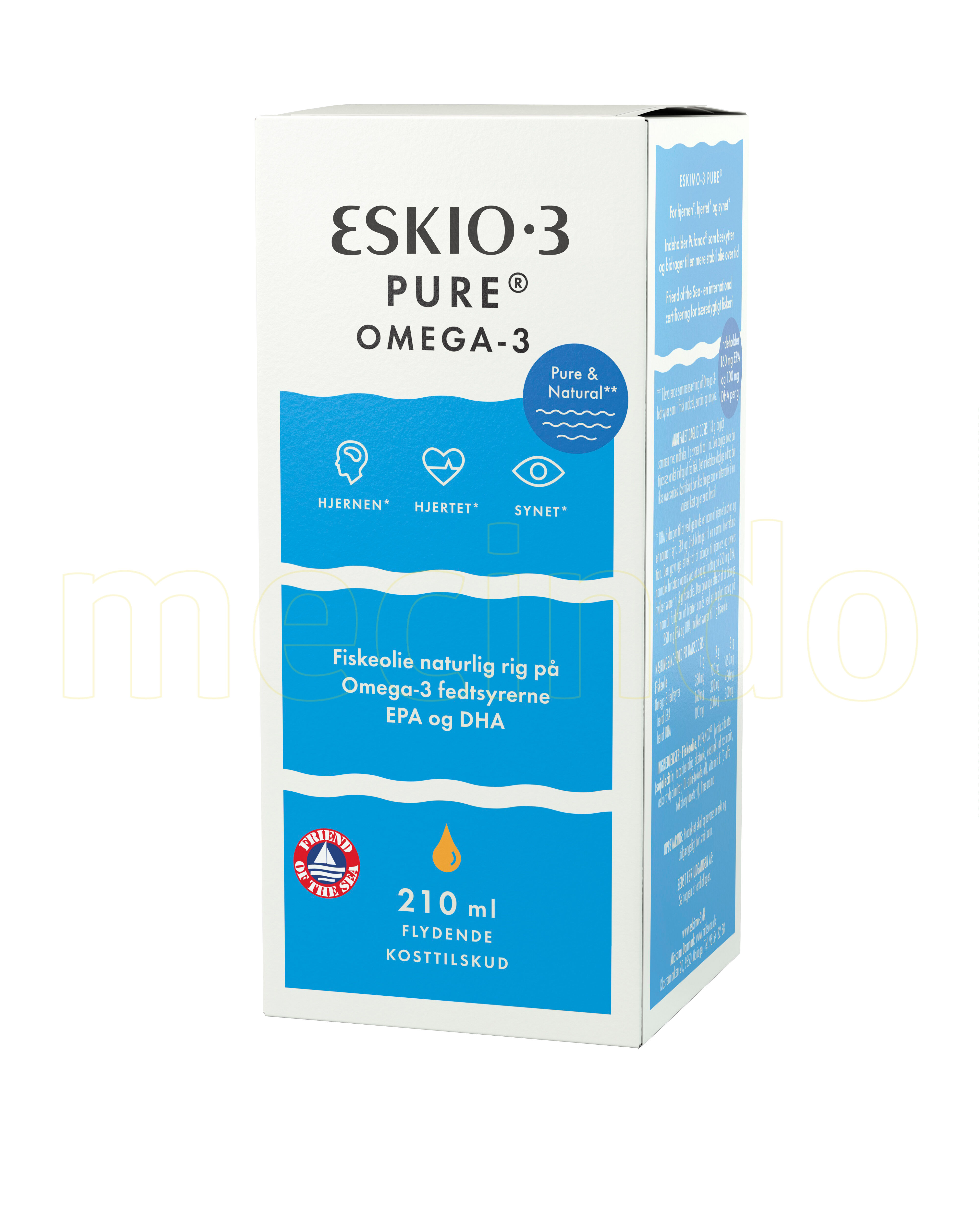 Eskio-3 Pure Fiskeolie - 210 ml