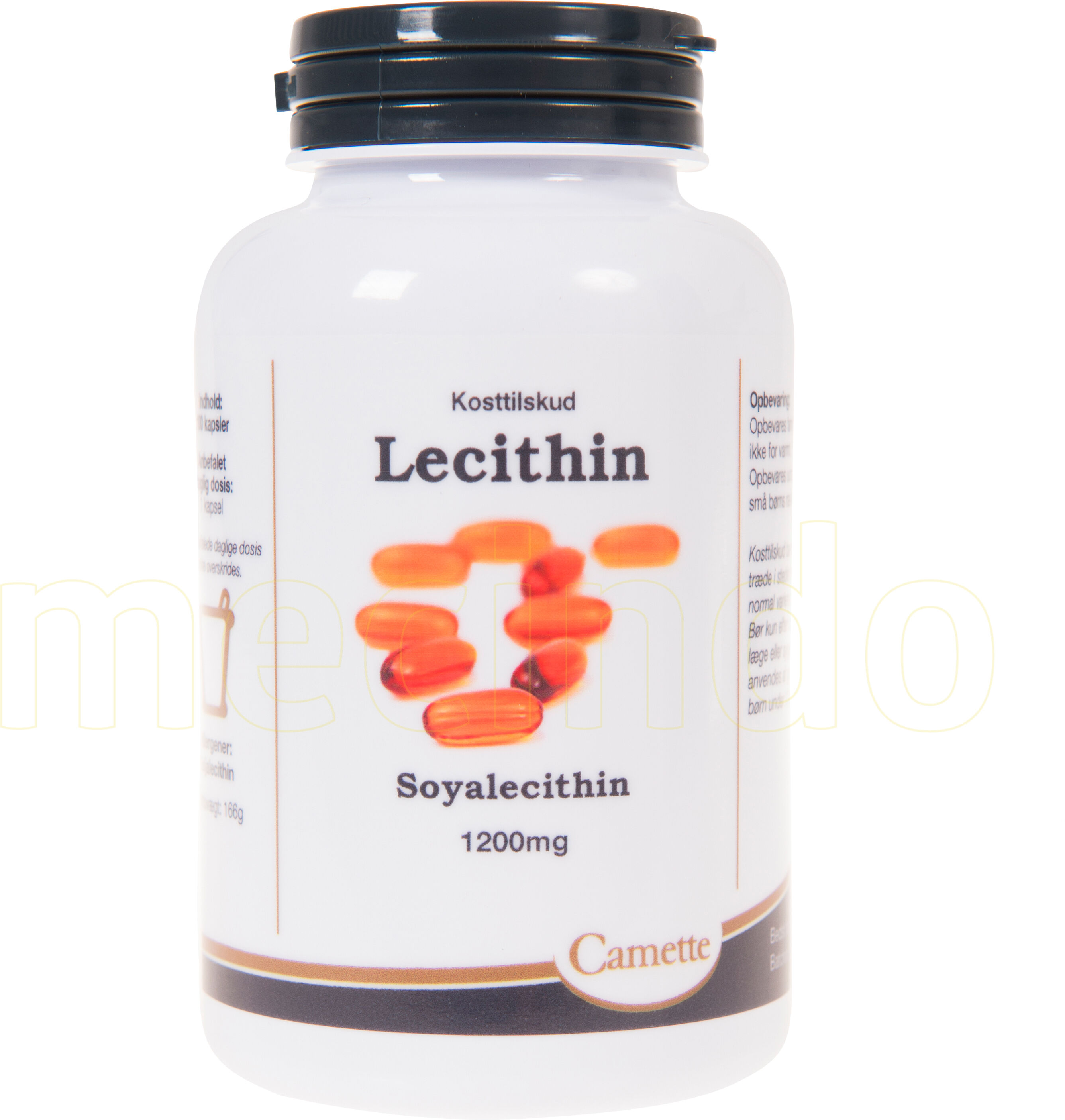 Camette Lecithin 1200 mg - 100 Kapsler