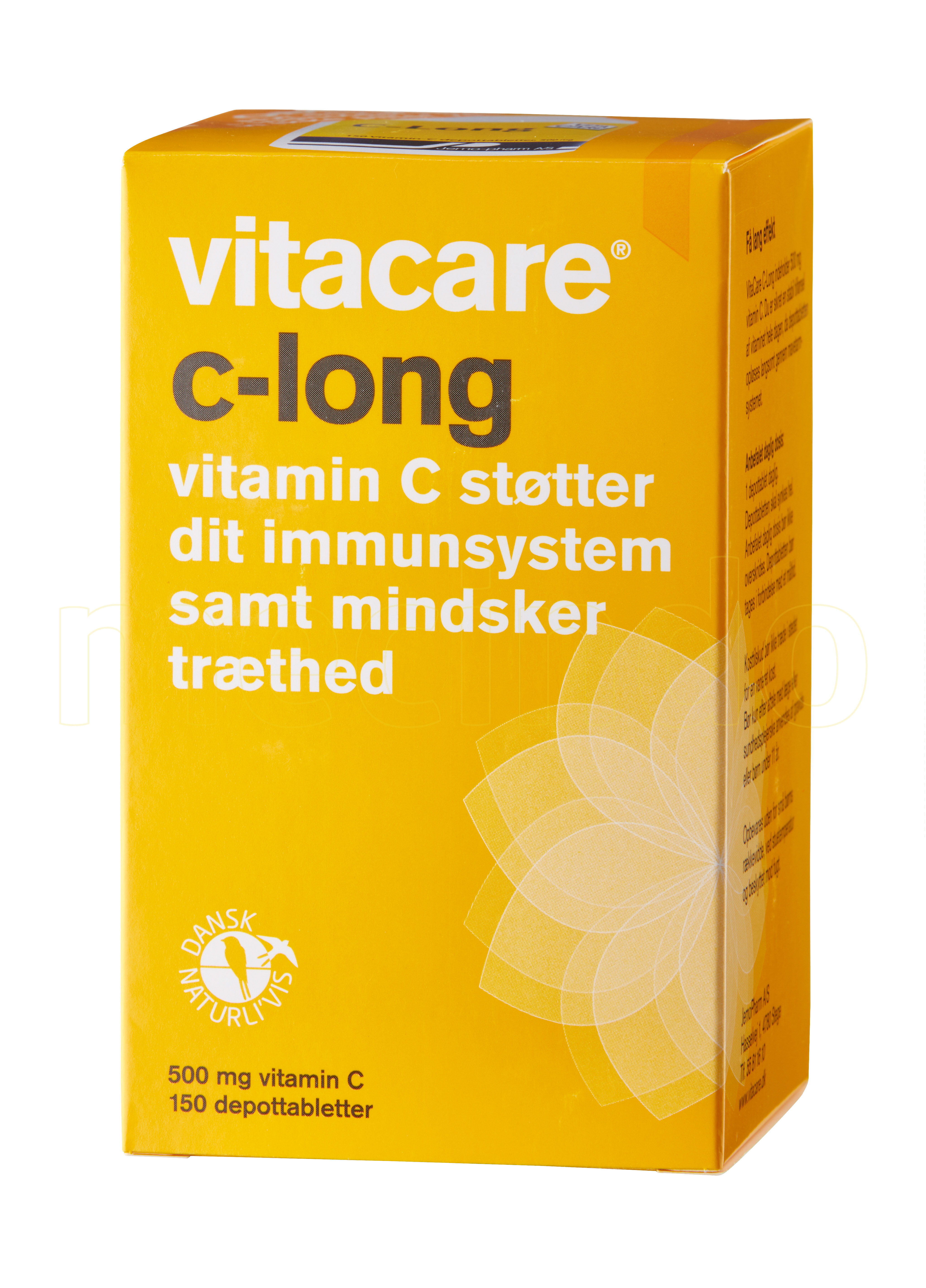 VitaCare C-Long - 500 mg - 150 Tabletter