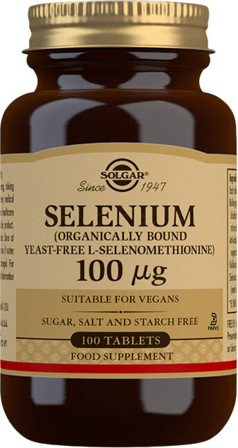 Solgar Selen 100 mcg - 100 mcg - 100 Tabletter