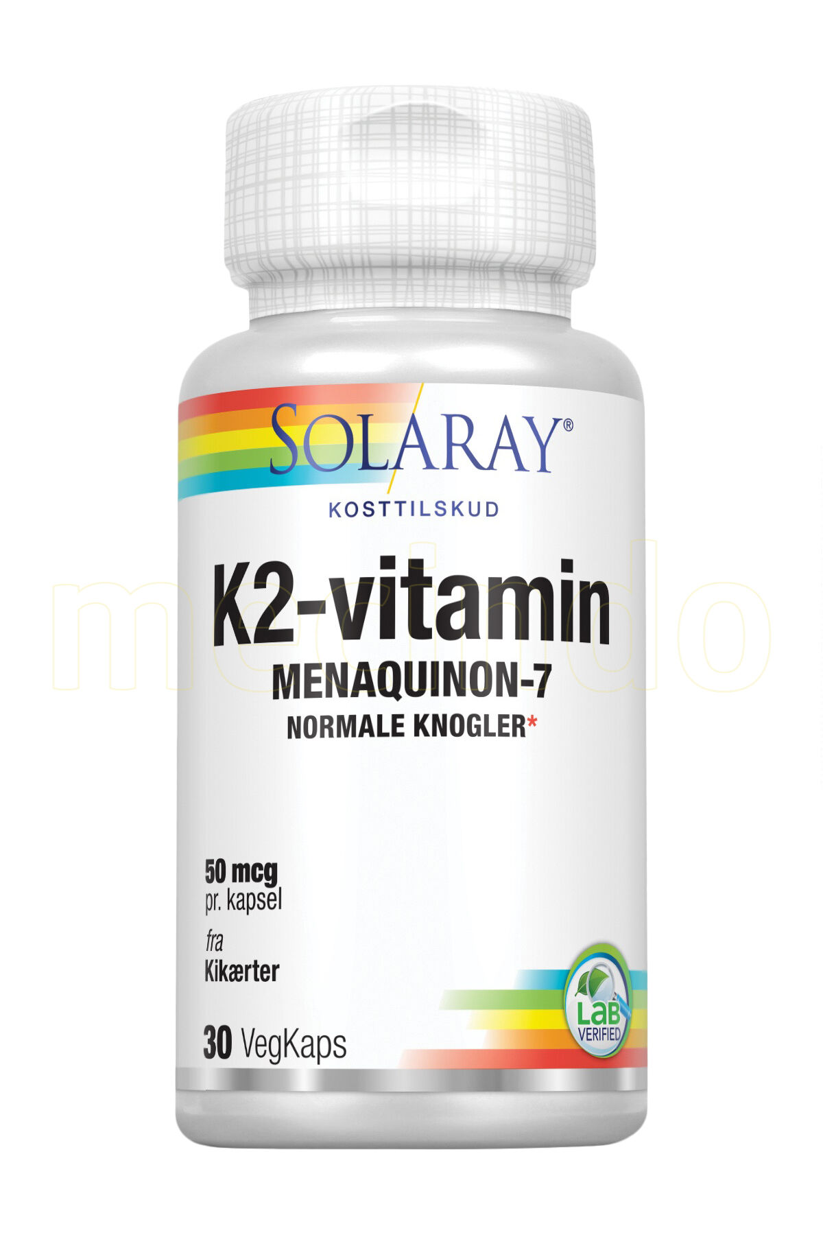 Solaray K2-vitamin 50 mcg - 30 Kapsler
