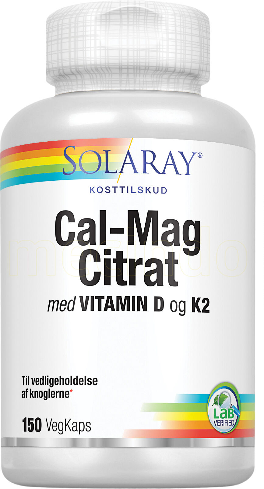 Solaray Cal-mag M. 25 Mcg D+ 50 Mcg K2 - 150 Kapsler