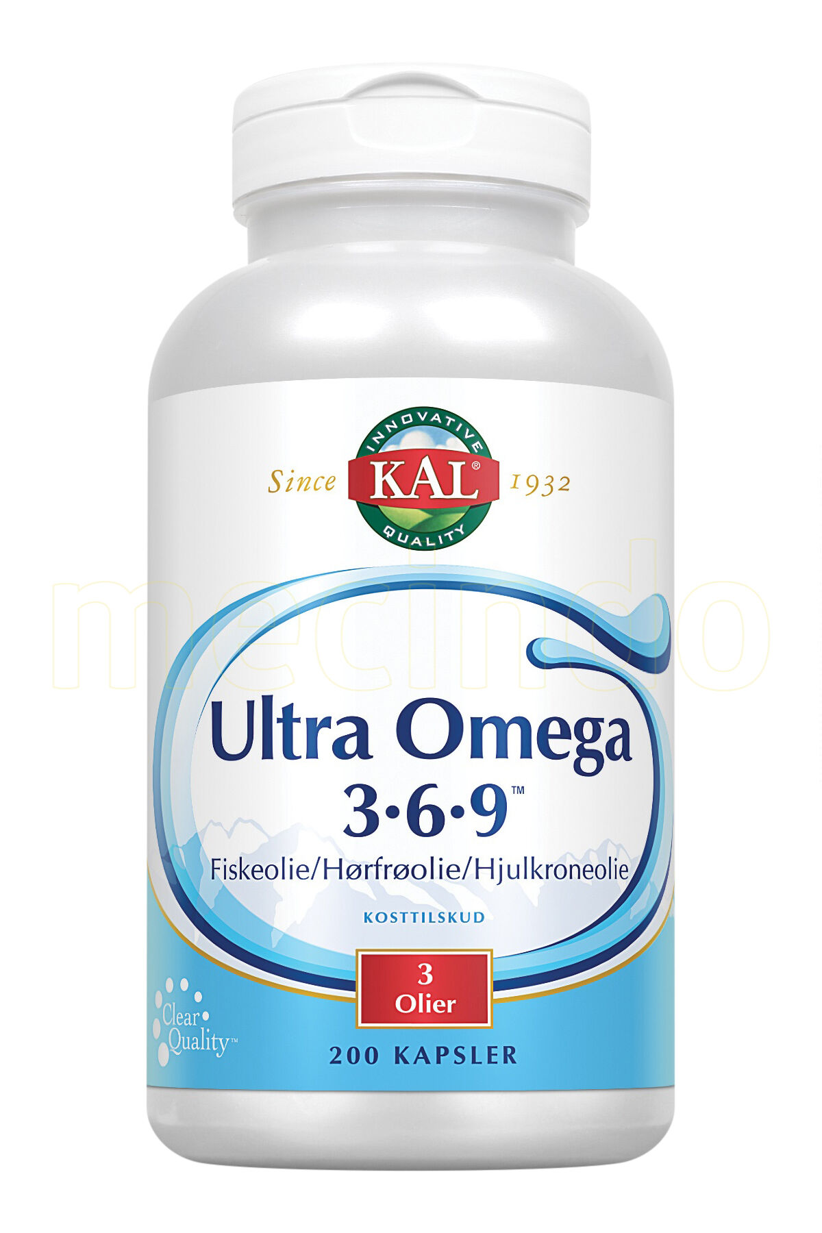 Kal Ultra Omega 3-6-9 - 200 Kapsler
